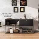 Modesk SS Chest Of Drawers Powder Coated Steel Orb Corner Edition / Tủ trang trí - Kệ anhiều hộc sắt sơn tĩnh điện - góc cầu / D1500xR350xC700mm