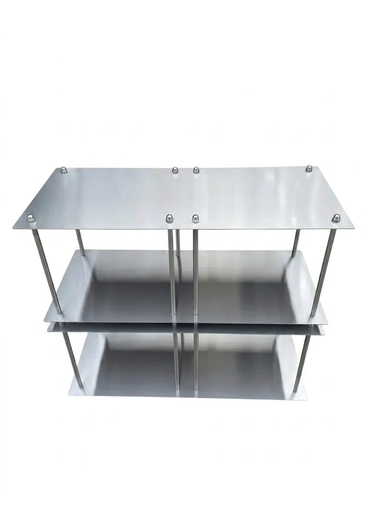 Modesk SS Lino Shelf / Module kệ decor đa năng 700x350x850mm [Customizable] ([SP] Chiều dài tổng thể (mm): 1200, [SP] Chiều rộng tổng thể (mm): 1200, [SP] Chiều cao tổng thể (mm): 1200, [SP] số lượng cây cao [khung]: 2, [GC] màu Sắt sơn tĩnh điện [khung]: None, [GC] màu Inox 304 Mạ PVD [theo m3] [Khung]: None)