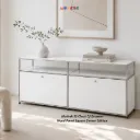 Modesk SS Chest Of Drawers Wood Panel Square Corner Edition / Tủ trang trí - Kệ Tivi nhiều hộc mặt ván - góc vuông