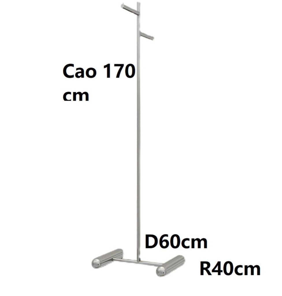 Cây treo quần áo 2 chân tròn D300 x R400 x C1700mm (copy)