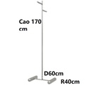 Cây treo quần áo 2 chân tròn D300 x R400 x C1700mm (copy)