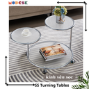 SS Turning Table 600 x 600 x 410mm (3 tầng)