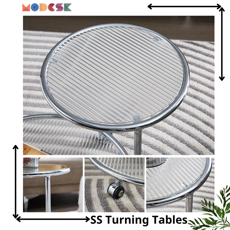 SS Turning Table 600 x 600 x 410mm (3 tầng)
