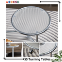SS Turning Table 600 x 600 x 410mm (3 tầng)
