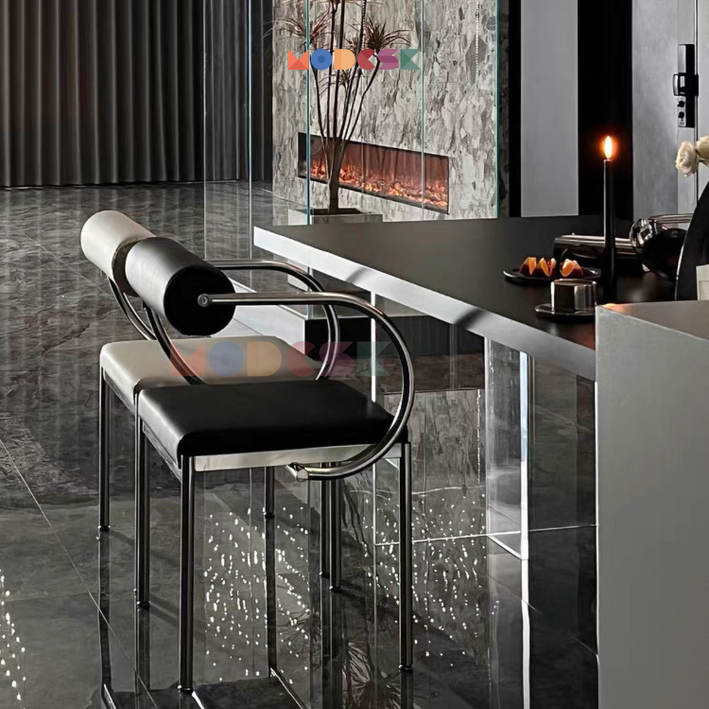 Modesk SS Vintage Postmodern Tubular Chair