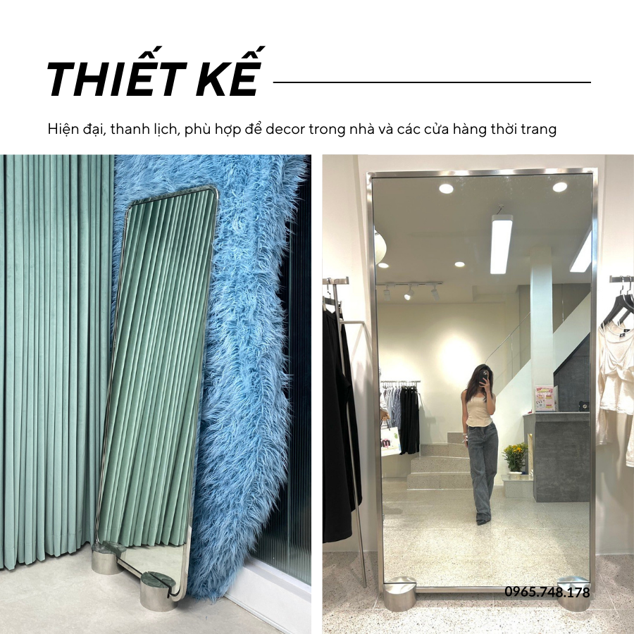 Modesk SS Standing Don Mirror 