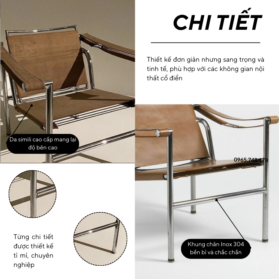 Modesk SS Cassina Arm Chair 