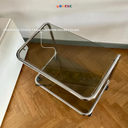 Modesk SS Couch Table - Version Double Glass