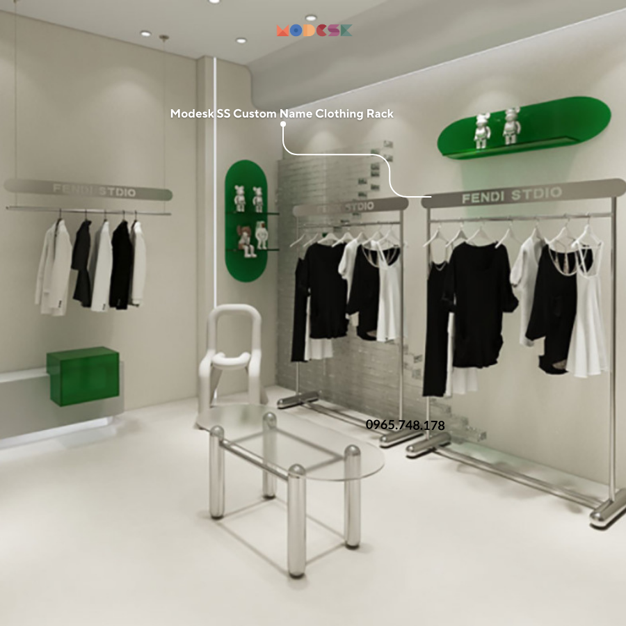 Modesk SS Custom Name Clothing Rack 