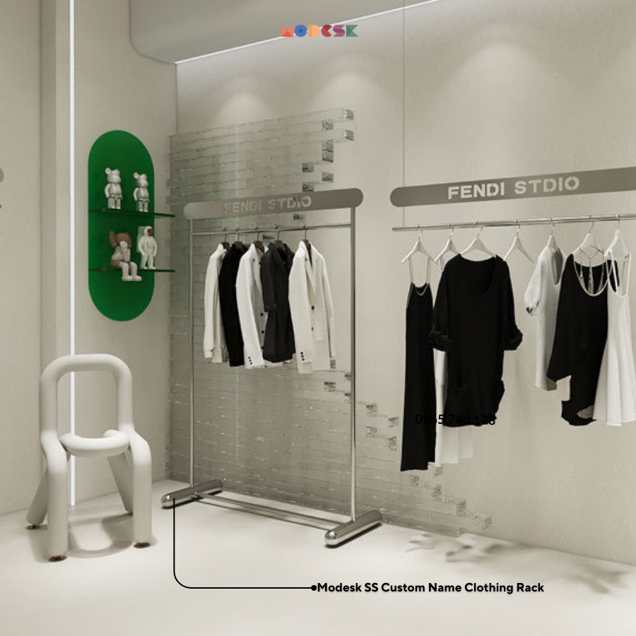 Modesk SS Custom Name Clothing Rack 