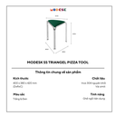 Modesk SS Triangel Pizza Tool/ Ghế ngồi cà phê, phòng trang điểm 400x380x420mm