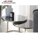 Bàn Sofa Modesk PS Illusion Table  D1000 x R700 x C420 (mm) [Khung sắt  mặt kính