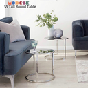 Bàn Sofa Modesk PS Illusion Table  D1000 x R700 x C420 (mm) [Khung sắt  mặt kính