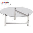Bàn Sofa Modesk PS Illusion Table  D1000 x R700 x C420 (mm) [Khung sắt  mặt kính