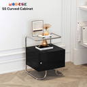 SS Stand Table Color D520 x R300 x C590mm Inox 304