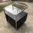 SS Stand Table Color D520 x R300 x C590mm Inox 304