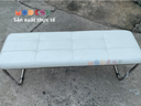 [SS BENCH CHAIR] - Ghế dài thư giãn, đọc sách, decor quán cà phê Modesk khung inox 304