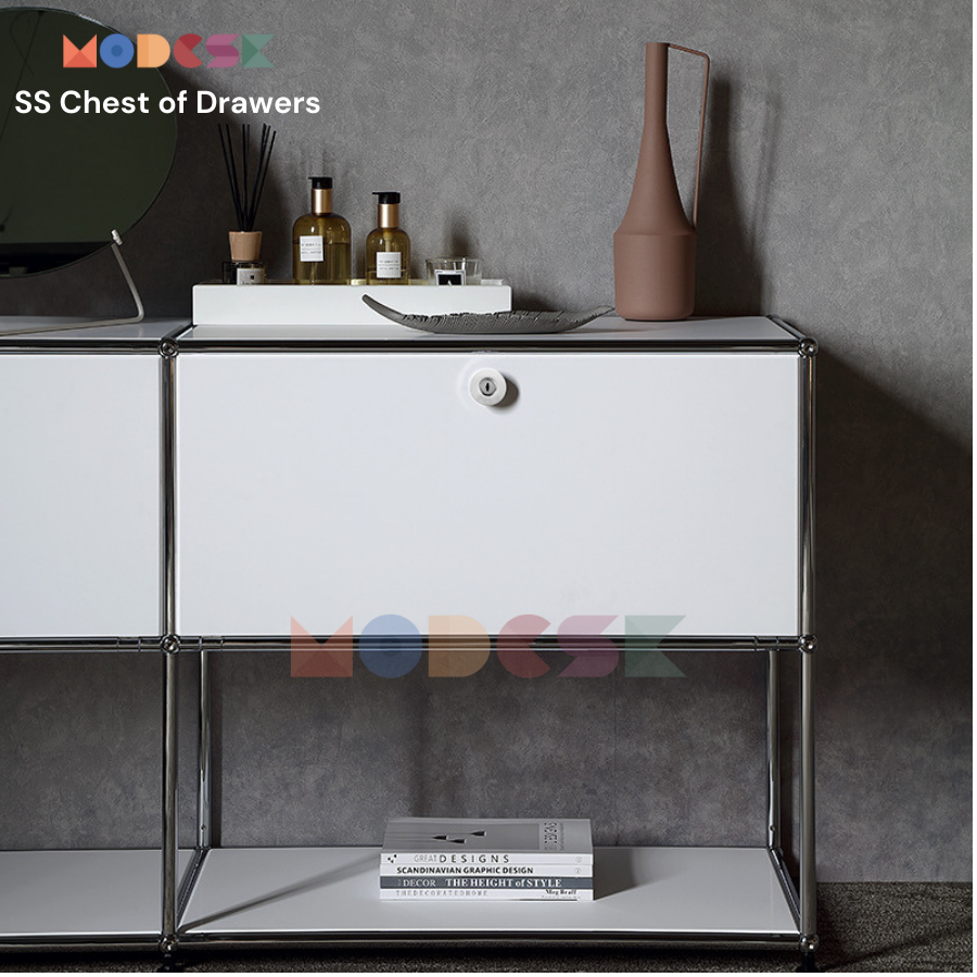 SS Stand Table Color D520 x R300 x C590mm Inox 304