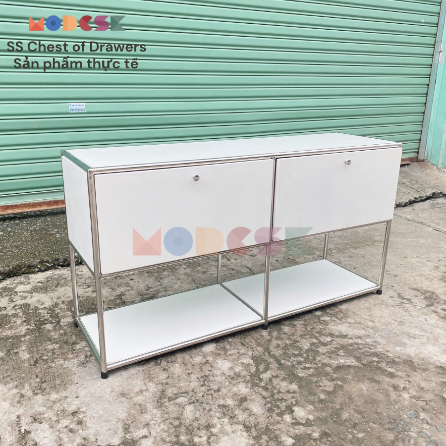 SS Stand Table Color D520 x R300 x C590mm Inox 304