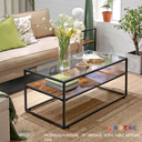 SP Vintage Sofa Table Artisan Oak D1060 x R570 x C540mm