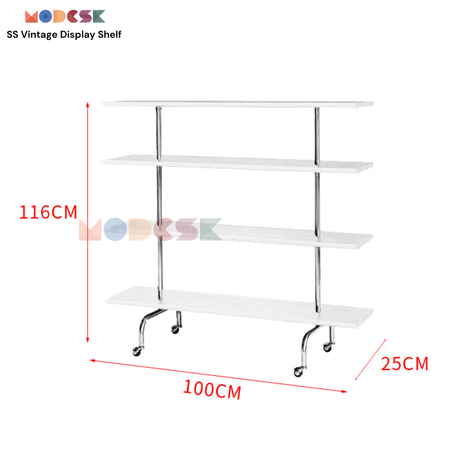 Kệ nhiều tầng SS Vintage Display Shelf