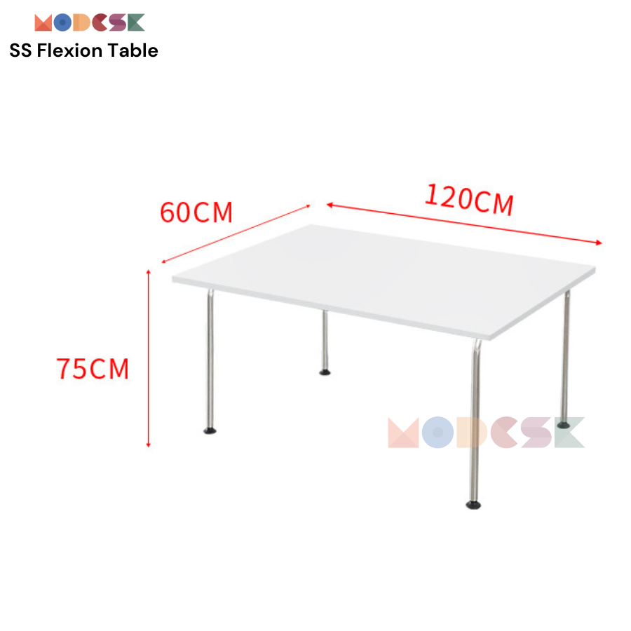 SS Versatile Table - Bàn làm việc, bàn bếp, bàn ăn khung inox 304, ván MFC An Cường