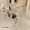 Sào lượn sóng đứng Chữ S D1200 x R600 x C1700mm