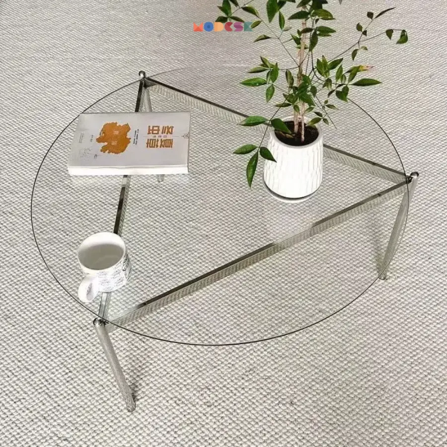 Modesk SS ArcLight Table/Bàn trà, bàn sofa, bàn phòng khách/800x800x400mm