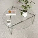 Modesk SS ArcLight Table/Bàn trà, bàn sofa, bàn phòng khách/800x800x400mm