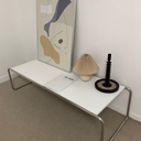 Modesk SS Long Table Black and White/Bàn dài - D1200xR500xC390mm