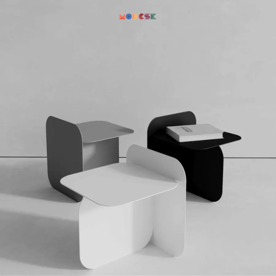 Modesk SS Vega Side Table/Bàn decor hiện đại tối giản/D450xR460xC510mm