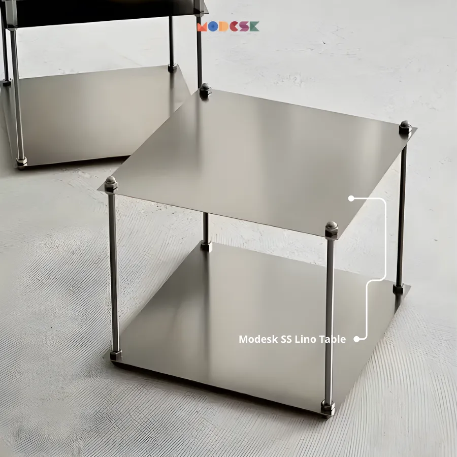 [MOSSTA0158] Modesk SS Lino Table / Bàn decor đa năng 350x350x400mm [Customizable]