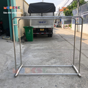 Sào đơn chân tròn - Sào treo quần áo shop thời trang - Khung inox 304 - Giá treo quần áo