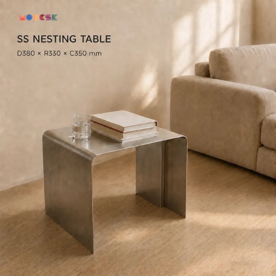 Modesk SS Nesting Table/380x330x350mm