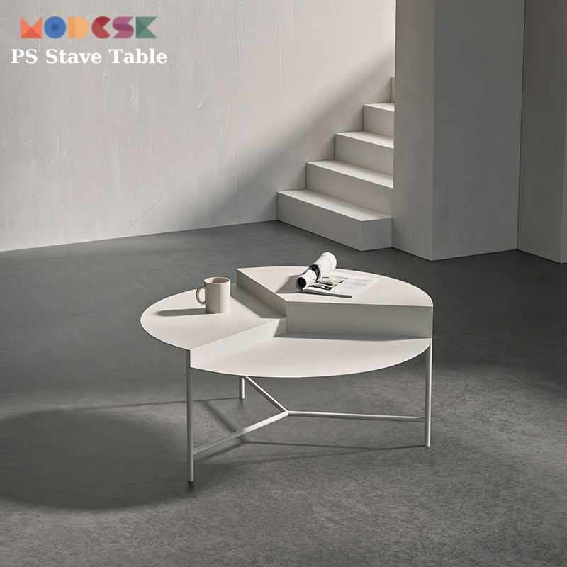 [PS Stave Table] Bàn sofa, bàn trà ([GC] Gia công sơn tĩnh điện [không dùng]: Đen)