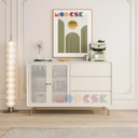 MODESK ARC MODERN BUFFET SIDEBOARD/ Tủ buffet bo cong đa năng