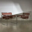 Modesk SS Bold Leather Arm Chair Wassily/ Ghế thư giãn đọc sách D810 x R740 x C754 mm