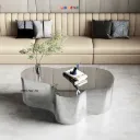 Modesk SS Free Form Table/ Bục lượn sóng Inox 304/D450xR450XC480mm