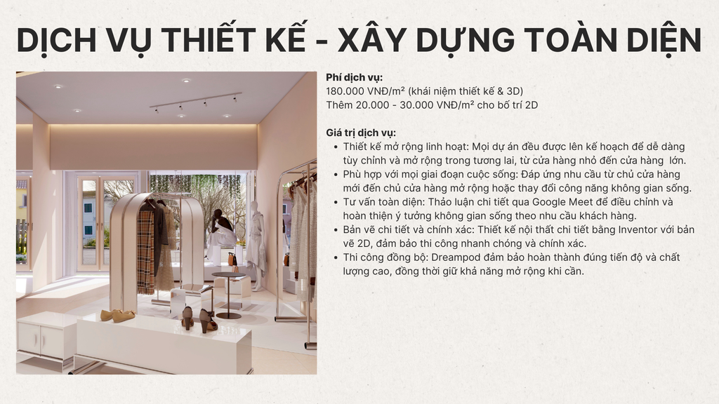 Dịch vụ Thiết kế toàn diện