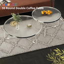 Modesk SS Round Double Table/ Bàn lớn T700xC370mm