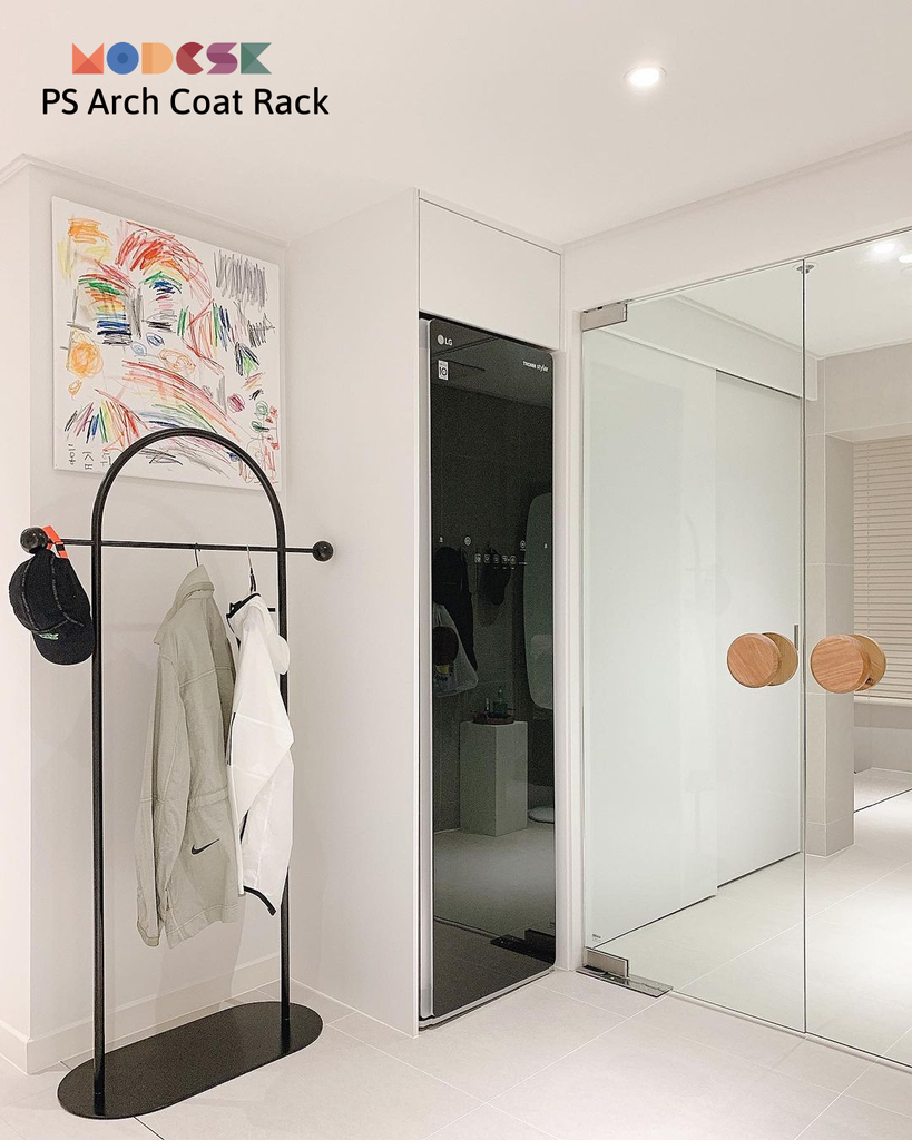 Modesk PS Arch Coat Rack/ Sào trưng bày sắt sơn tĩnh điện hình vòm 520x1640mm 