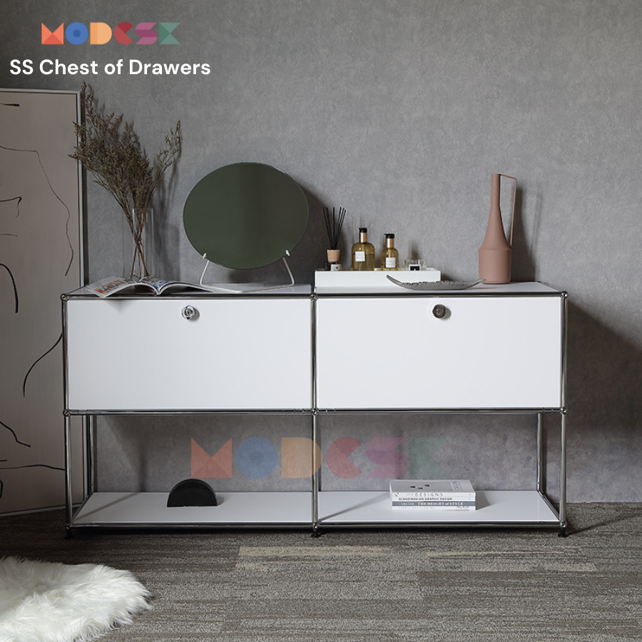 Tủ trang trí, kệ tivi, sofa Modesk SS Chest of Drawers có hộc tủ, cách điệu, tiết kiệm diện tích