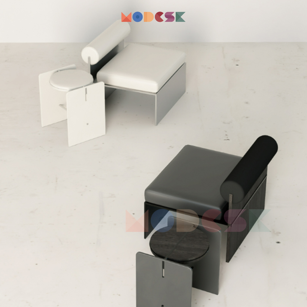 Modesk SS Block Chair