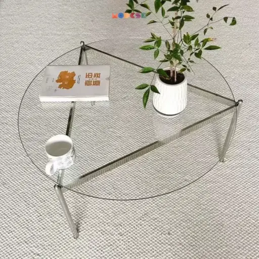 [MOSSSH0155] Modesk SS ArcLight Table/Bàn trà, bàn sofa, bàn phòng khách/800x800x400mm