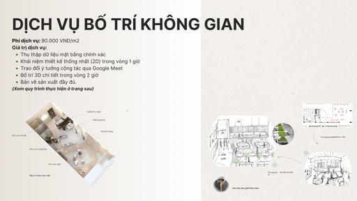 Dịch vụ Bố trí không gian